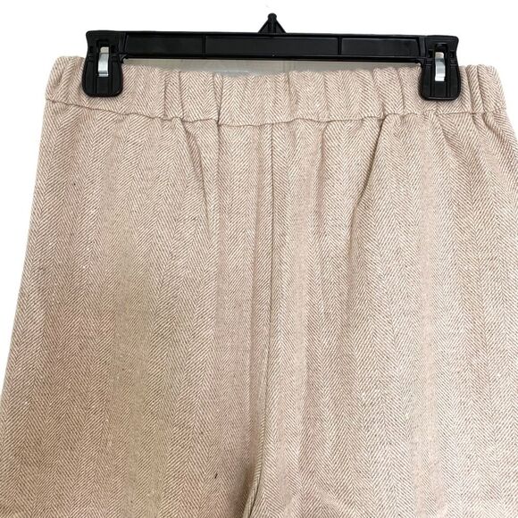 Mod Ref Piper and Scoot Beige Mid Rise Twill Straight Leg Pants Size Small - Picture 5 of 7